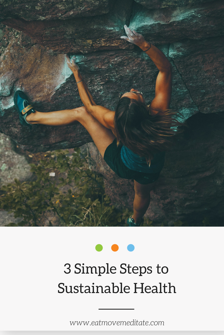 3 Simple Steps to Sustainable Health